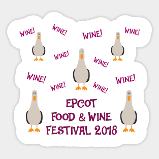 Epcot Food and Wine Festival 2018 Sticker